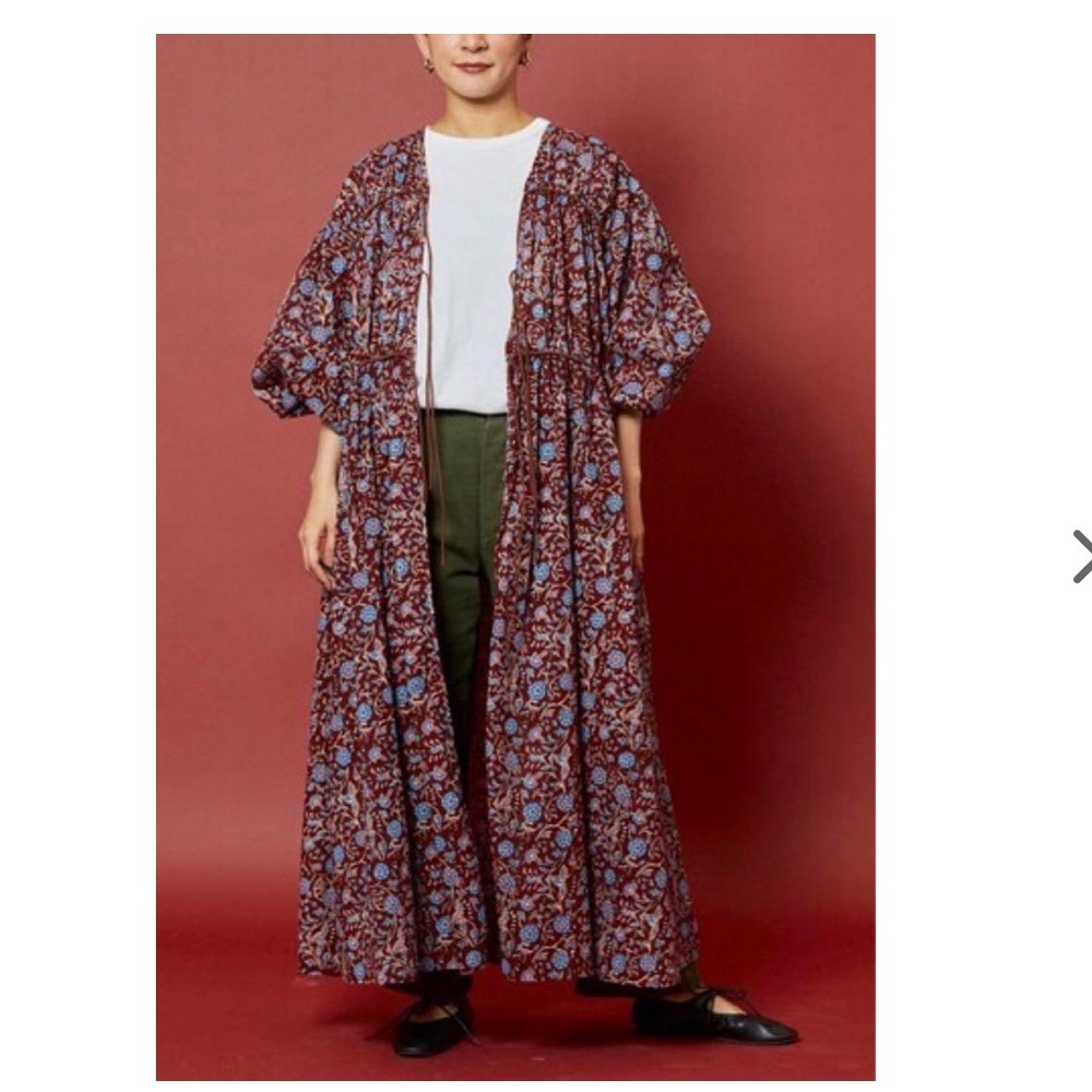 Botanical garden Cotton dress- like New